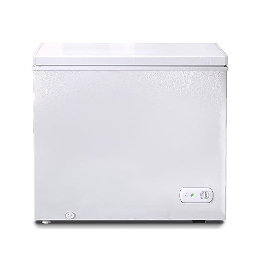 10.0 Cu.Ft Chest Freezer,Deep Freezer with Removable Basket,Compact Freezer with Top Open Door, Adjustable Temperature, Low noise，Suitable for Kitchen Dorm Garage and Shed，White