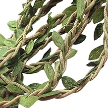 Chenkou Craft 10M Artificial Vine Fake Foliage Leaf Plant Garland Rustic Wedding Home Decor