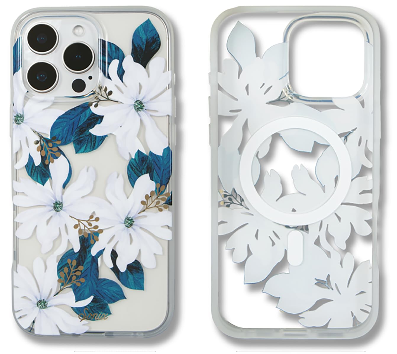 Sonix Case for iPhone 16 Pro Max | Compatible with MagSafe | 10ft Drop Tested | Delilah Flower