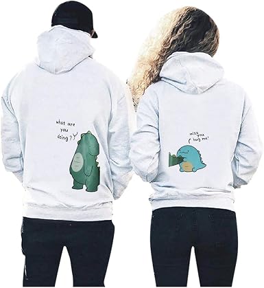 Amazon.com: Sudaderas con capucha para hombre, sudadera con capucha  divertida de dinosaurio, I Love My Girlfriend Couples I Love You Gifts for  him : Ropa, Zapatos y Joyería