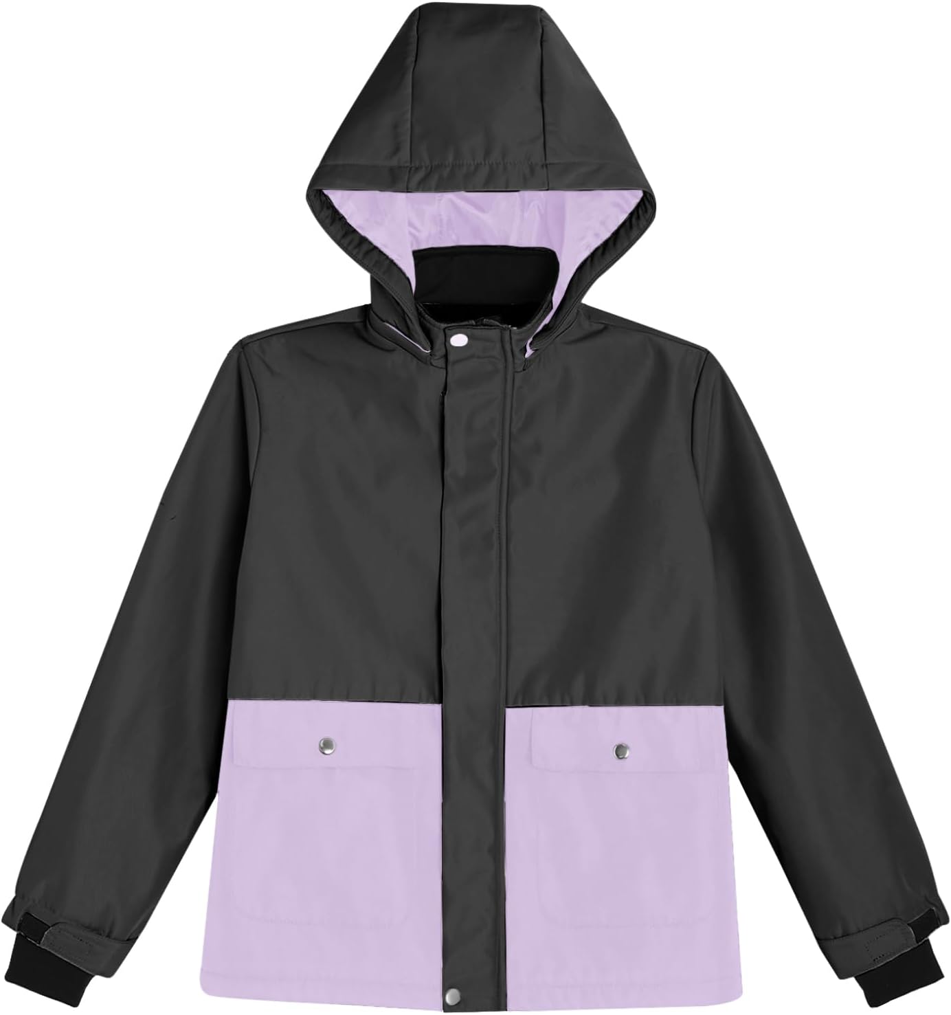 YEAHDOR Kids Girls Winter Windproof Skiing Jacket Thick Warm Outdoor Snowboard Hiking Hooded Snow Coats