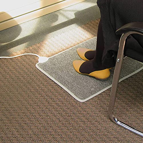 Cozy Toes Carpeted Foot Warming Heater Mat, 70-Watt Heated Warming Pad For Under Desk And More, By Cozy Products #TOP4