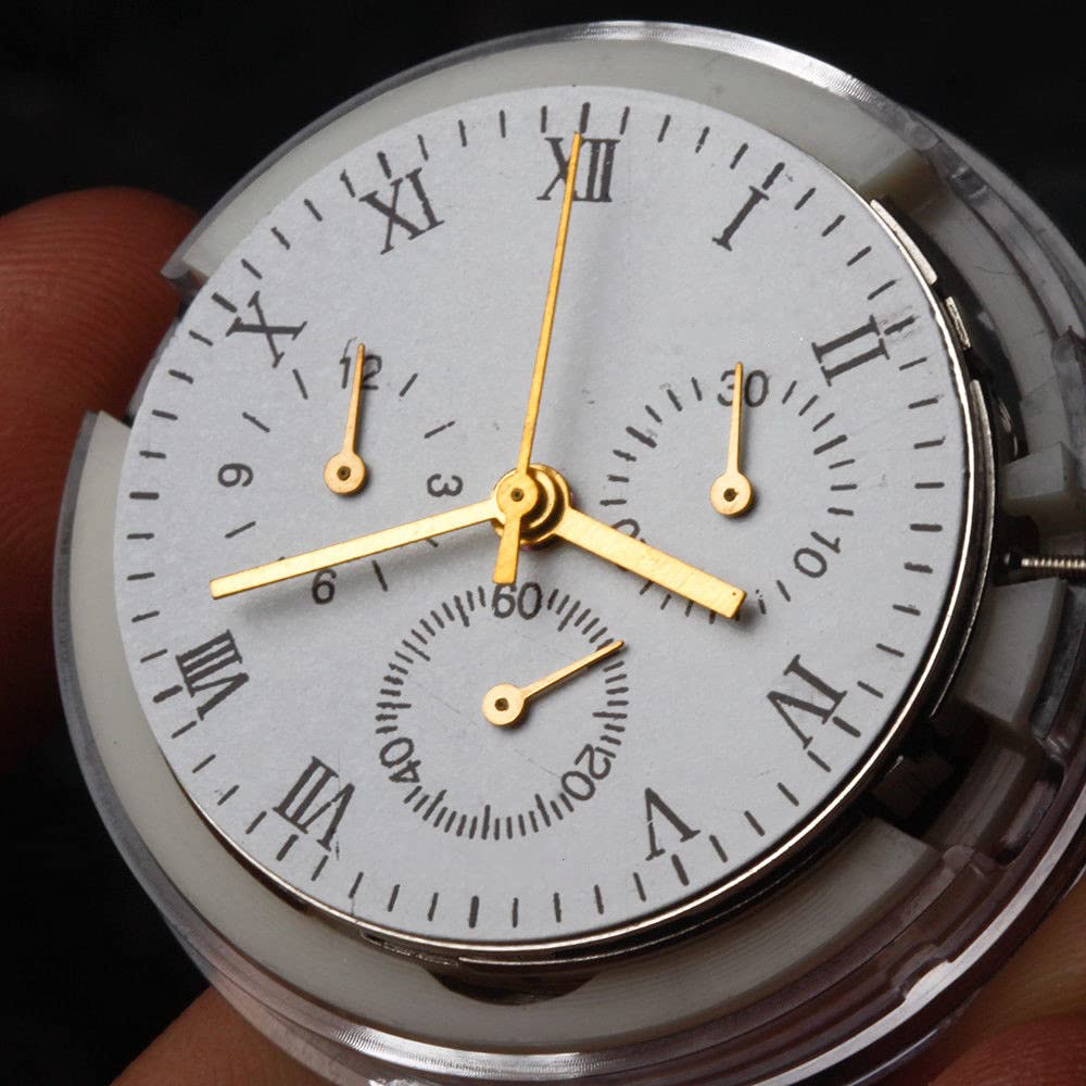 Movimiento de Reloj automático clon Retro Vintage para asiático 7753, Movimiento mecánico de Repuesto para reparación, Accesorios para Reloj 7753