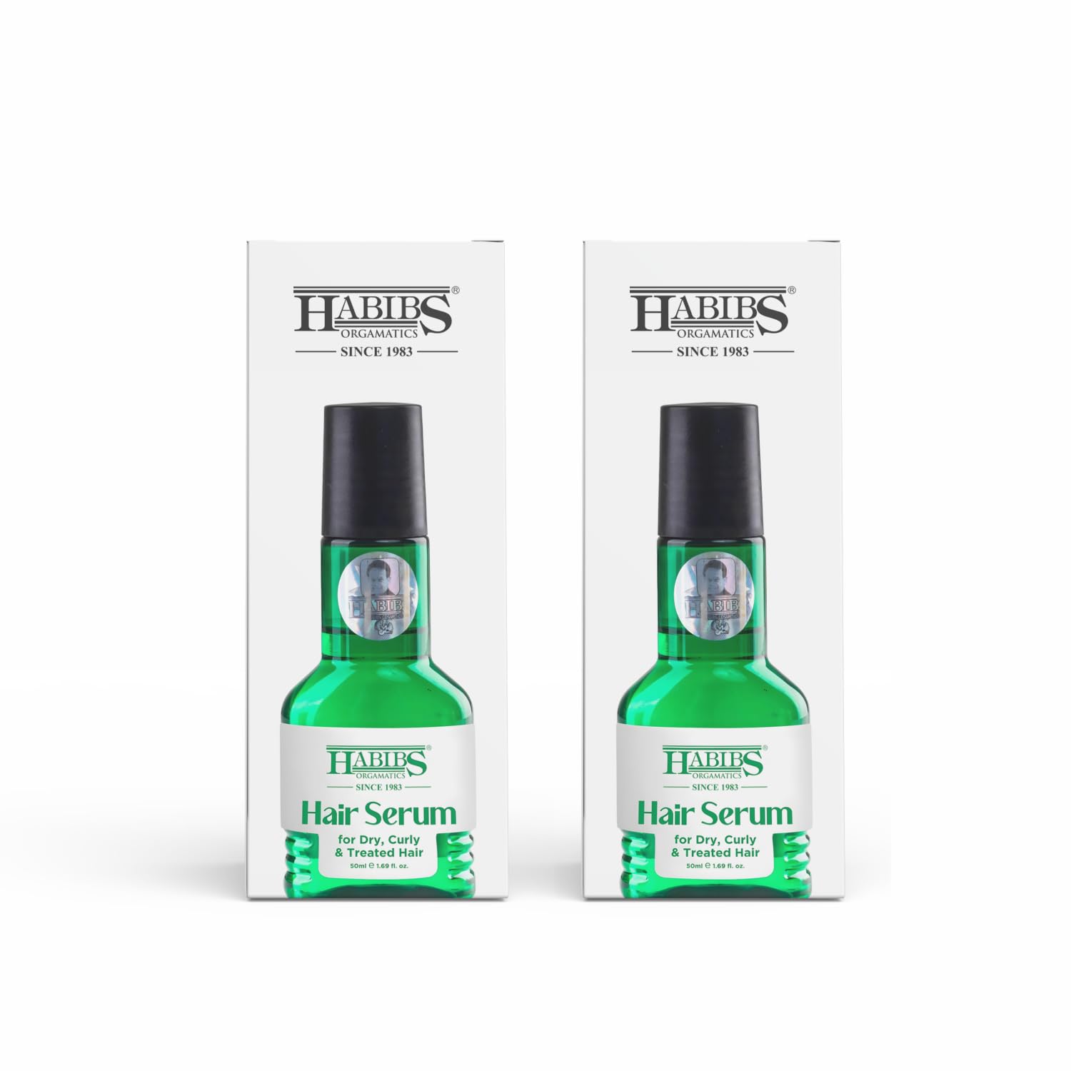 HABIBS COSMETICS Professionnel hair Serum For Smooth Anti-Frizz Hair Serum high-Gloss, silky-Smooth Finish enriched with Aloevera & sunflower Oil 50ML Pack of 2-image-19