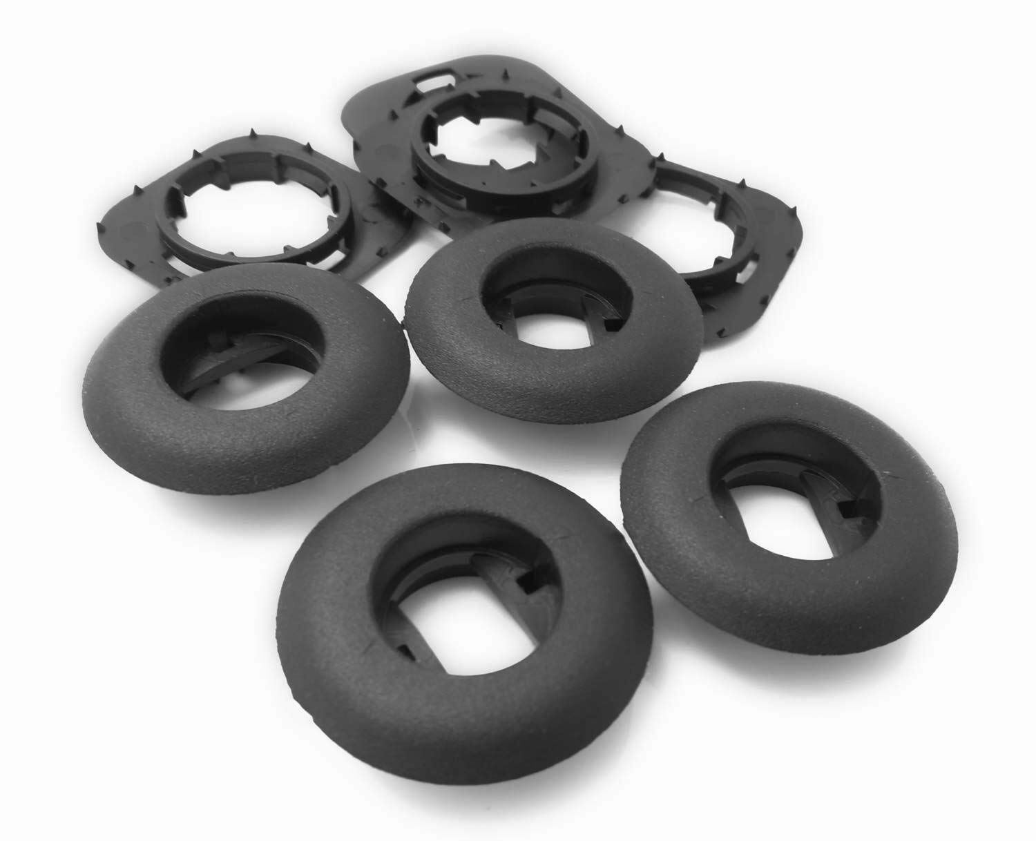4 Clip Fissaggio Tappetini Auto In Plastica Nera Per Honda E Acura - Antiscivolo OE 83651-TL2-A01