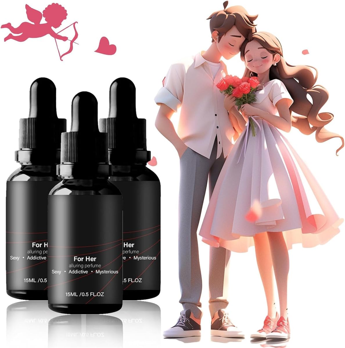 Goda for Woman,Long Lasting Perfume for Women,Enhanced Essence Original Scent,Enchanting Scents Unleash Your Charm,Women's Perfume, Long Lasting (3 Pcs)