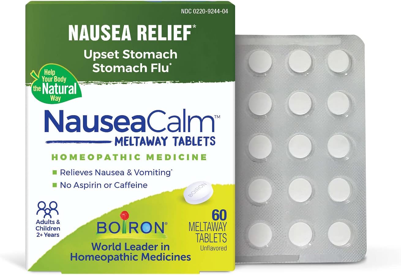 Boiron NauseaCalm Relief for Upset Stomach, Nausea, and