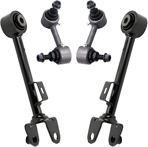 Miniatura 63 de Detroit Axle - Kit de 4 brazos de control delanteros para Chrysler 300 Dodge Challenger Charger Magnum, 2 brazos de control delantero inferiores con