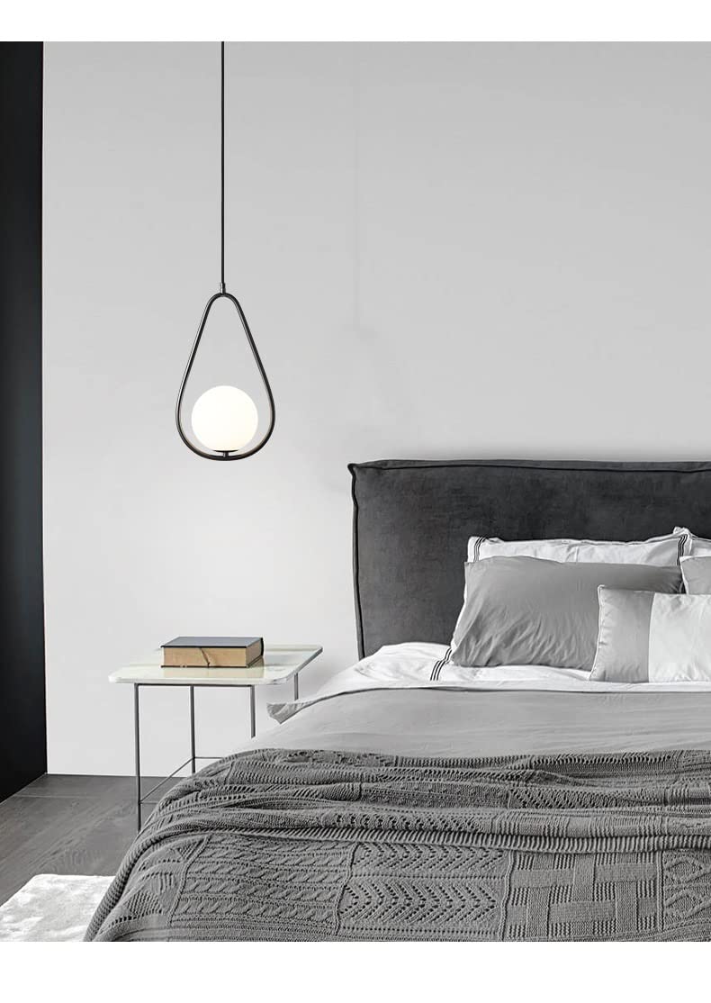 KEFA Batterij aangedreven hanglamp met afstandsbediening, binnen geen bedrading plafond opknoping licht, moderne draadloze hangverlichting kroonluchter armatuur voor keuken eiland eetkamer woonkamer