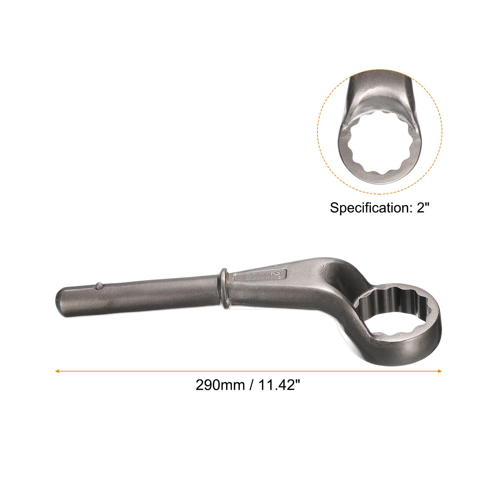 HARFINGTON Offset Box End Tubular Handle Wrench 2
