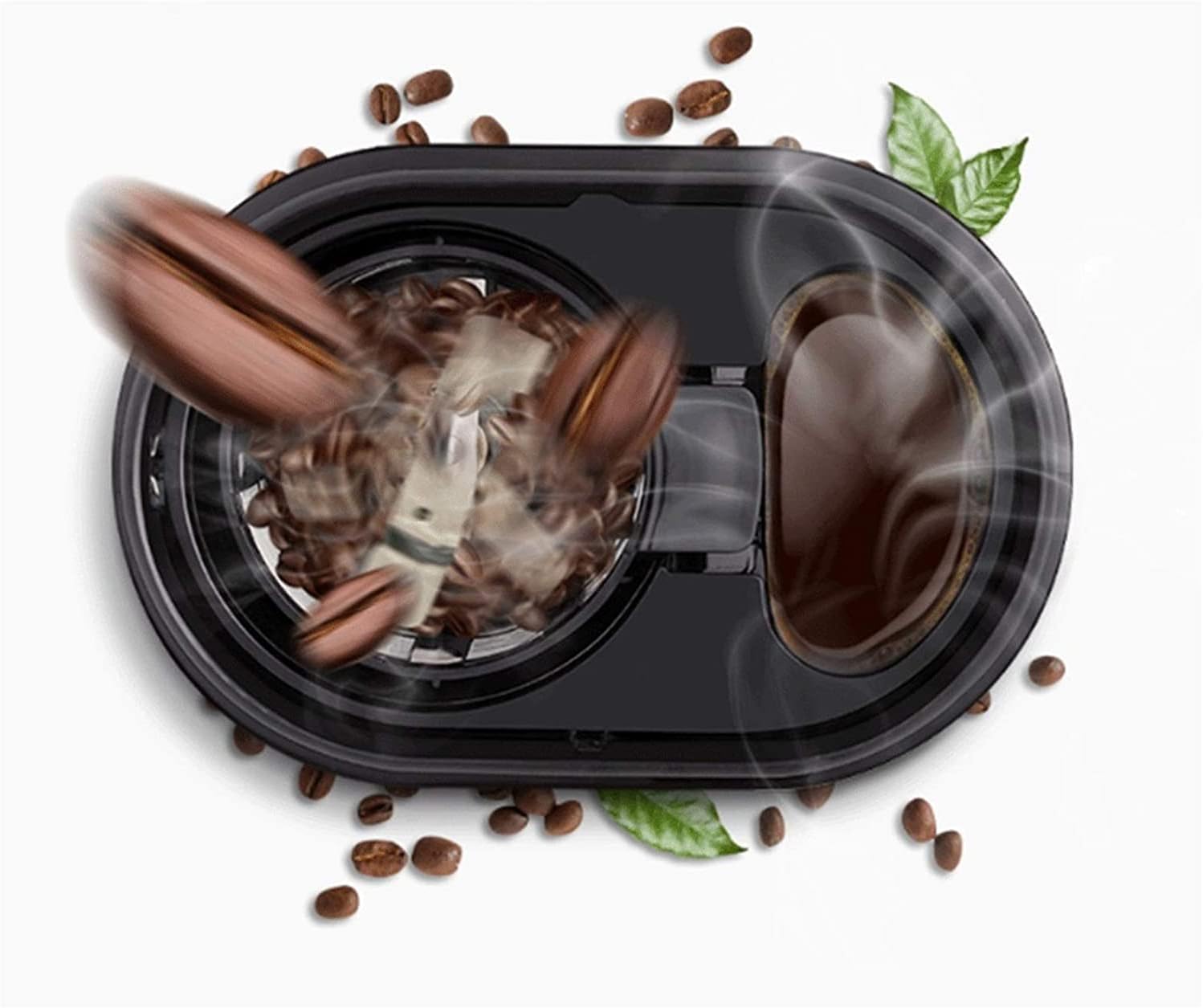 Coffee Maker Fully Automatic Coffee Machine Minismall for Home Office Coffee Grinder Espresso Coffee and Cappuccino Coffee Maker Coffee Machine, UUOCMBGR 6 61KBeo98dsL. AC SL1500