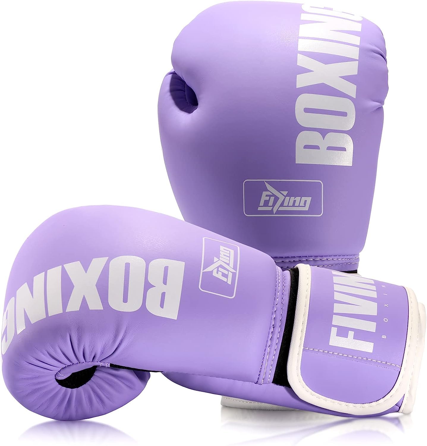 FIVING Pro Style - Guantes de boxeo para mujer, piel sintética, entrenamiento, Muay Thai, sparring, artes marciales, saco de boxeo, entrenamiento para mujer
