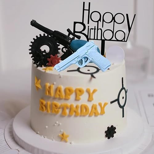 Miniatura 5 de MINFEIDMS Molde de silicona para pistola de manualidades 3D para decoración de pasteles, decoración de cupcakes, caramelo y goma de mascar de