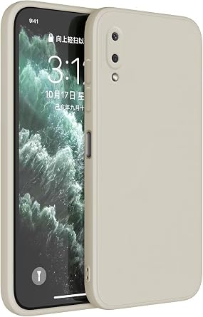 TPU Silicone Case Compatible with Samsung Galaxy A02 / Samsung Galaxy M02 6.5", Cover Holster Sleeve - Antique White