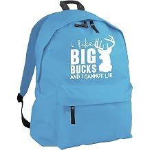 HippoWarehouse I Like Big Bucks and I Cannot Lie Backpack ruck Sack Dimensions 31 x 42 x 21 cm Capacity 18 litres