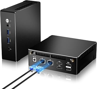 Thdeukoty Mini Gaming PC, AMD Ryzen 7 7840HS up to 5.1GHz, L3 Cache 16MB Desktop Computer Windows 11 ProTPM2.0, 16G DDR4 RAM/256G SSD/4K UHD/WiFi 6E, BT 5.3 for Business Home Recreation