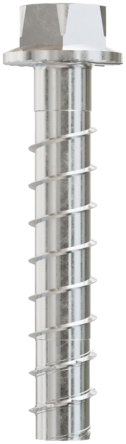 Simpson Strong-Tie THDB62400H6SS - 5/8-Inch x 4-Inch Hex Washer Head, Type 316 Stainless Steel Titen HD Heavy Duty Screw Anchor for Concrete, Easy Installation (Pack of 10)