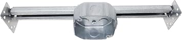 Sealproof Fan Brace - Electrical Box and Support Bar for Ceiling Fans and Light Fixtures, New Installations and Remodels