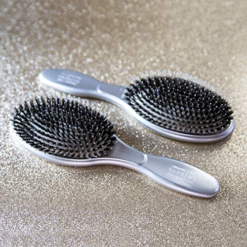 Olivia Garden Ceramic + Ion Supreme Paddle Hair Brush, 100% Boar (CISP-BR)