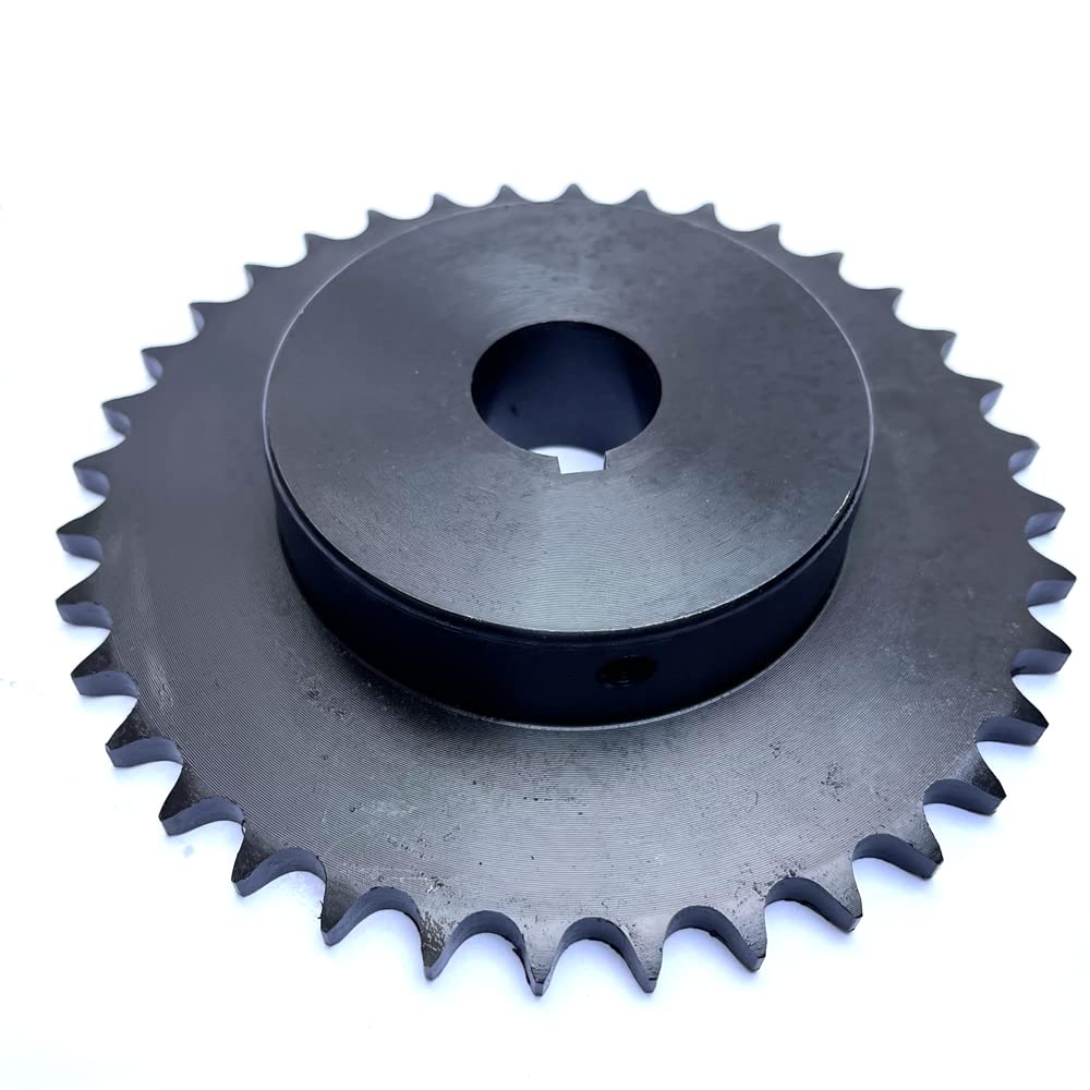#40 Roller Chain Sprocket B Type 1" Bore Rust Prevention Hardened 36 Tooth — Amazon image 3