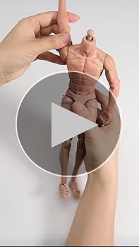 Amazon | 12インチ男性アクションフィギュア フィット1:6頭の