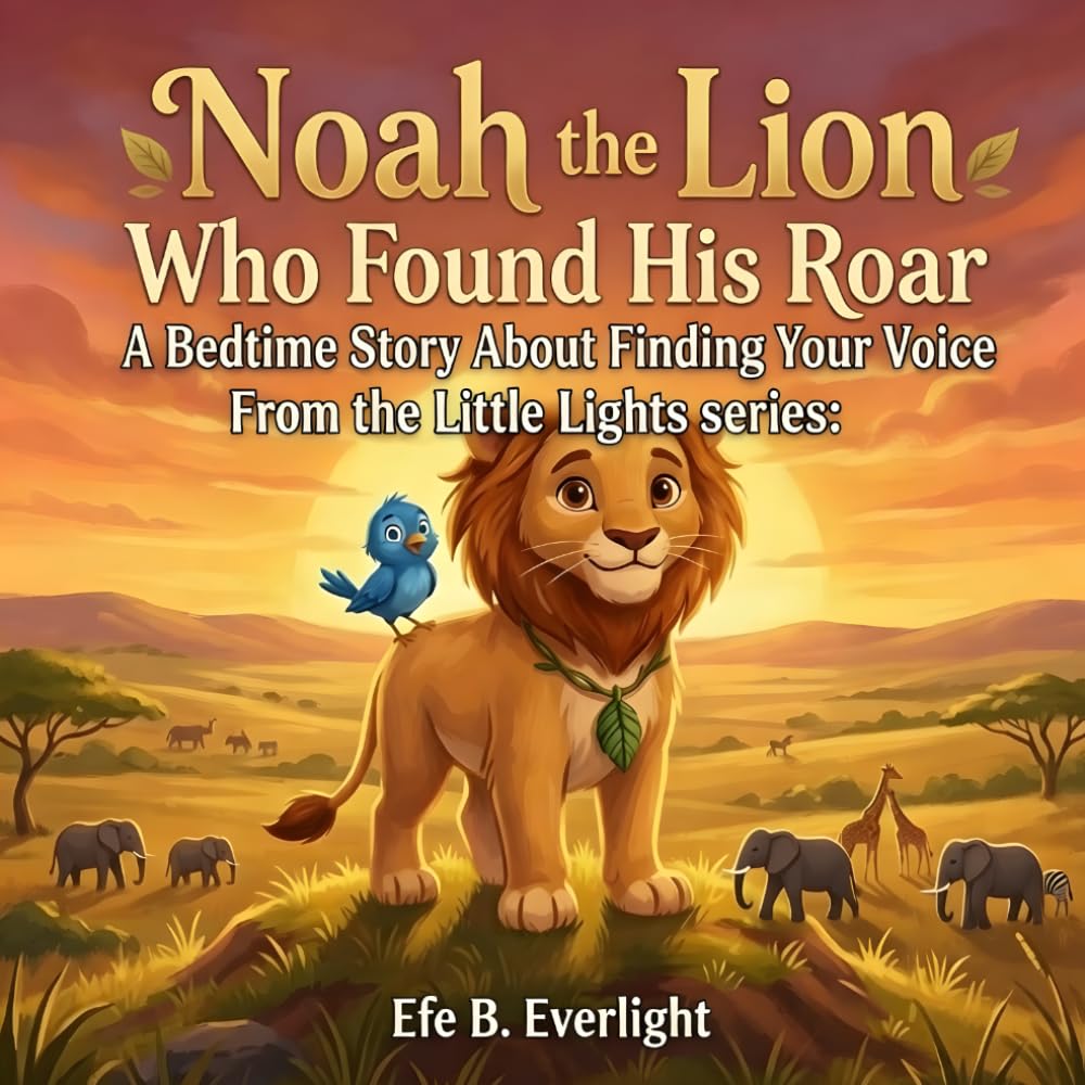NOAH THE LION WHO FOUND HIS ROAR: A BEDTIME STORY ABOUT FINDING YOUR VOICE (Confidence & Courage)