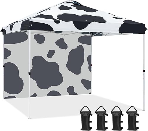 Miniatura 63 de EAGLE PEAK - Tienda de campaña desplegable con toldo, 1 pared lateral, fácil de montar, tienda para eventos, protección solar para exteriores, bolsa