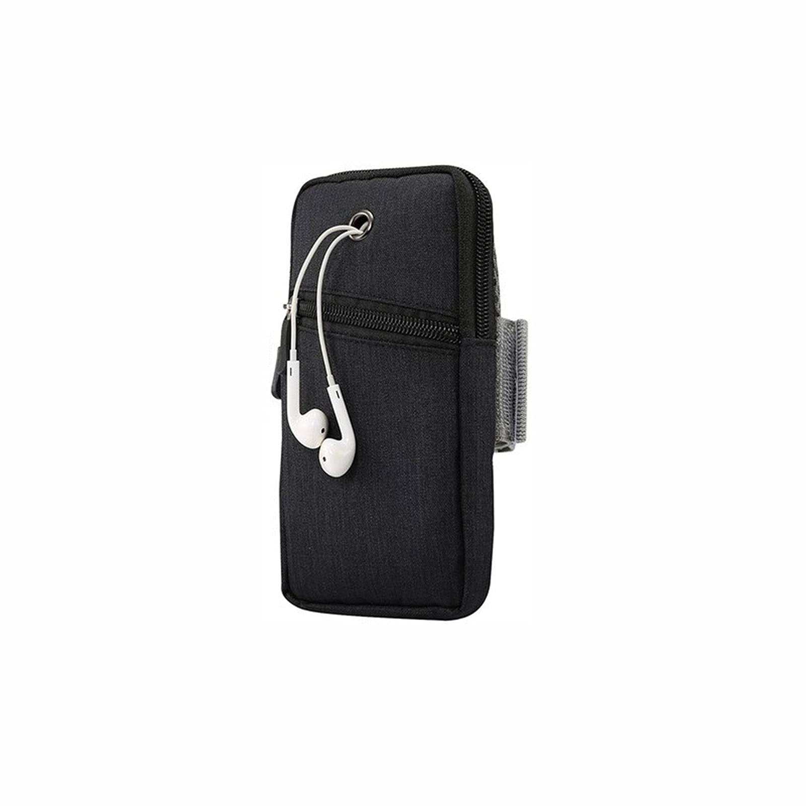 ZAPORA Arm Band Universal Cellphone Bag Case For Screen Large Capacity Phone Case On Hand Sports Phone Pouch Zipper Arm Bag (Color : Hortel�)-image-6