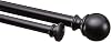 Amazon Basics 1.6 cm Curtain Rod with Round Finials