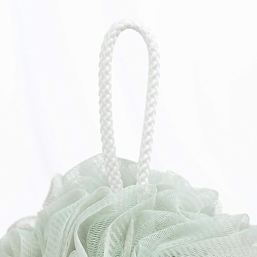 Miniatura 5 de Esponja de baño de 8 puf de malla pequeña, esponja de ducha exfoliante para cuerpo de lufa de malla