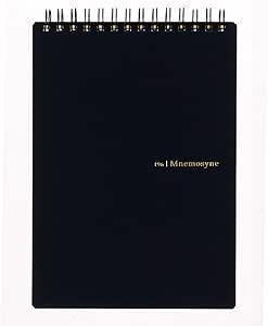 Maruman Nemosine Notebook, 0.3 inch (7 mm) Ruled, B6 N196A, Set of 5