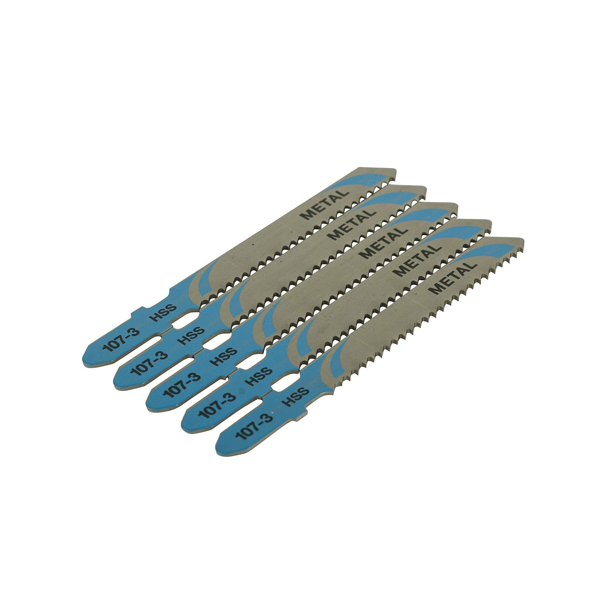 DeWalt DT2161-QZ - Hojas de sierra de calar HSS, longitud de 76 mm, paso de diente de 2 mm, para cortes en metales espesos, metales no ferrosos y aluminio