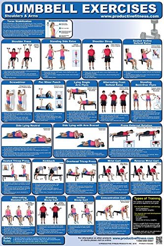 Productive Fitness Publishing Dumbbell Poster - Upper Body
