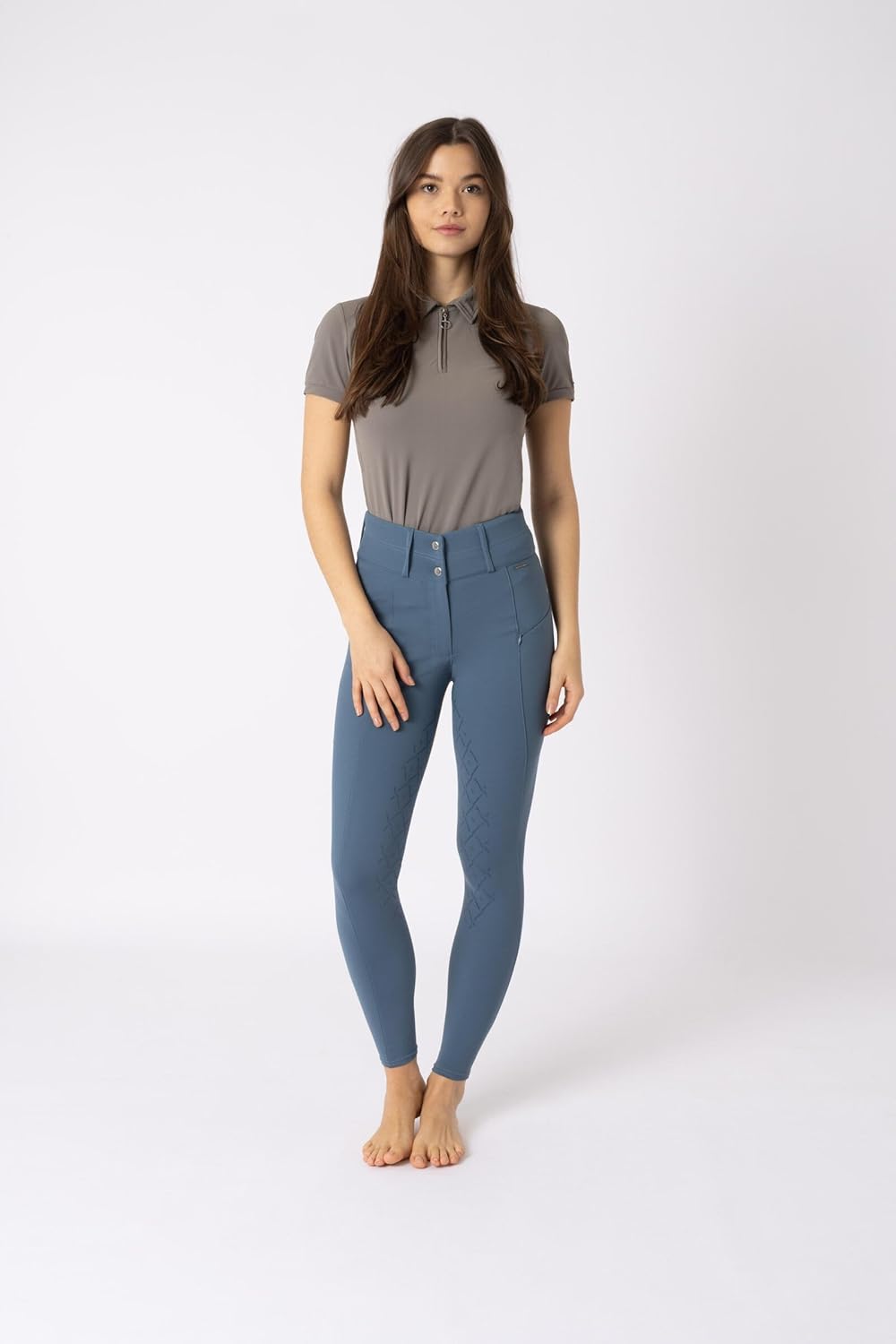 HORZE Sophie Womens High Waist Full Grip Breeches