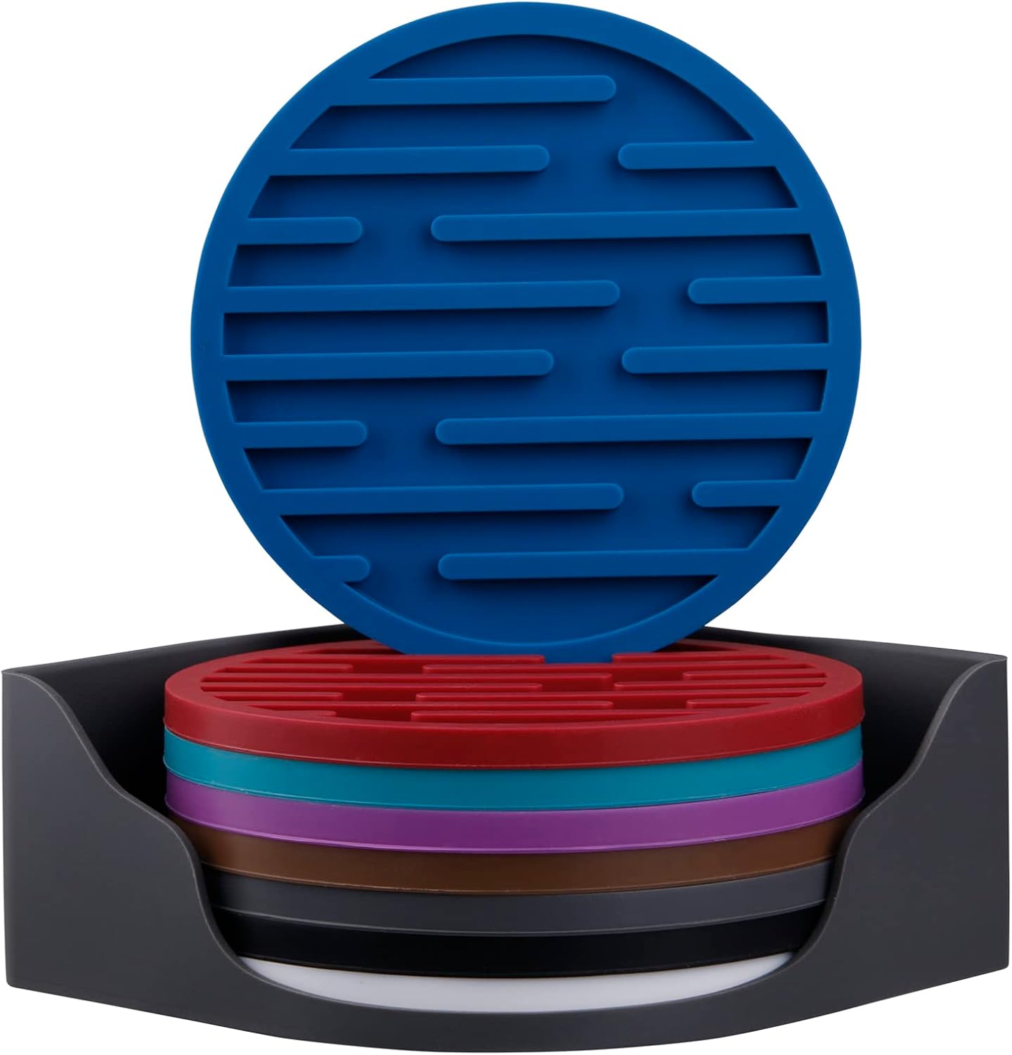 Smithcraft Coasters for Drinks, Coaster Set 8, Silicone