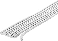 M-D Building Products 71505 Caulk Cord Weatherseal, White 30 ft - Seals Cracks, Gaps, Drafts & Moisture Around Windows, Doors