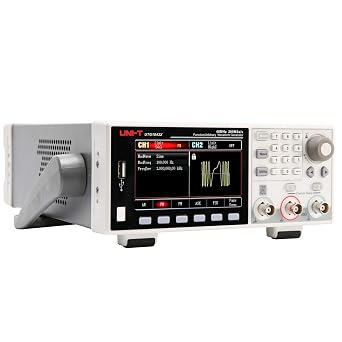UNI-T UTG1042X 40MHz 2 Channels Essential-Series Arbitrary Waveform Generator 200MS/s 4Kpts Memory Depth USB 4.3 Inch Display 150MSa/s Sampling Rate 16-bit High Resolution