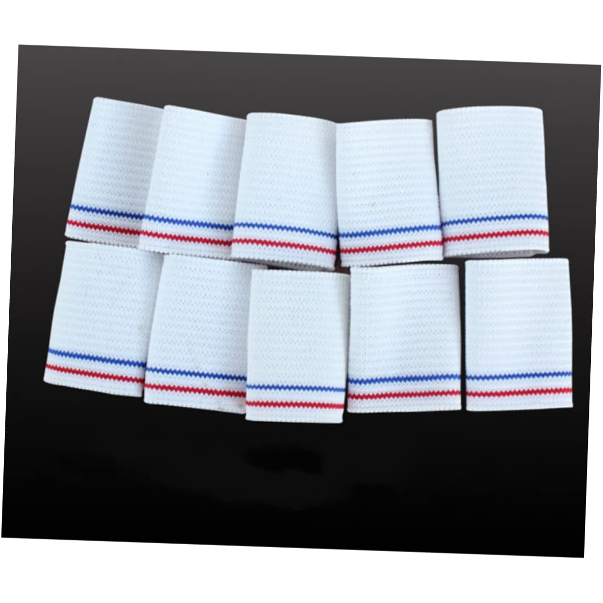 KALLORY Finger Protectors 20pcs Knit Nylon Sleeves for Basketball Volleyball Baseball Games