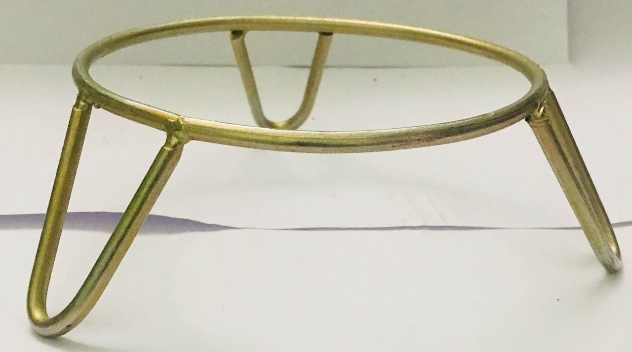 R.V. CRAFTS Desi Heavy Iron Lpg Cylinder Stand (Golden, Standard Size)-image-28