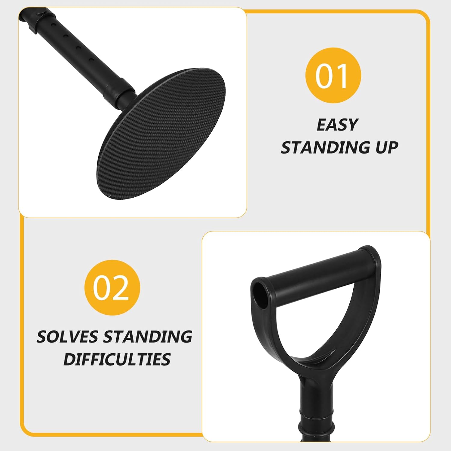 Standing Assistive Device Adjustable Walking Aid for Seniors Lightweight Mobility Support Bedside Stand Up Assistant Reliable and Secure Design
