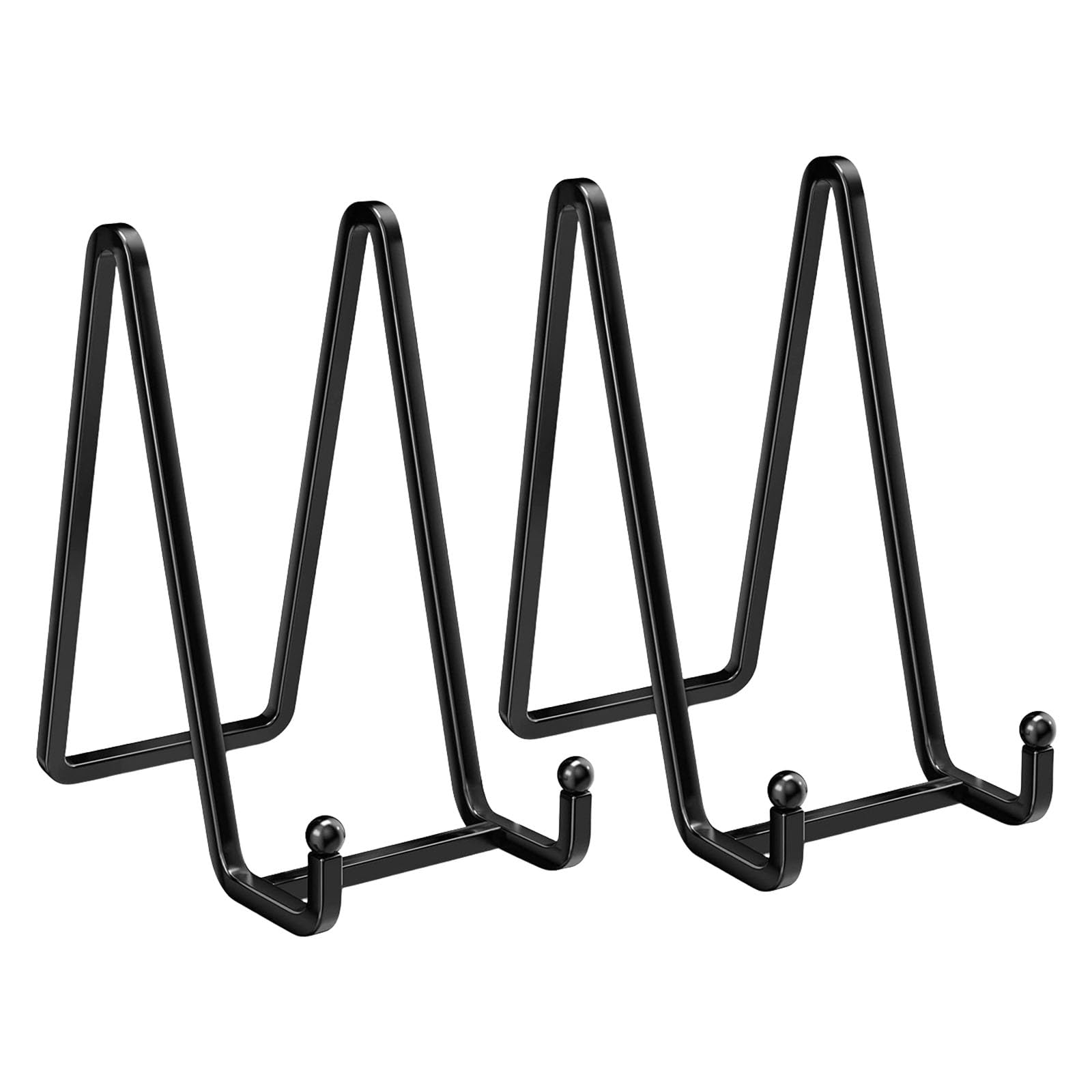 ZWWAAZHF 2 Pieces Portable and Sturdy Plates Holder Display Stands for Organizing Books and Commemorative Plaques Tabletop Easel