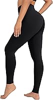 Vista 29 de VALANDY Leggings de cintura alta para mujer, elásticos, control de abdomen, entrenamiento, correr, yoga, pantalones, tallas regulares y grandes