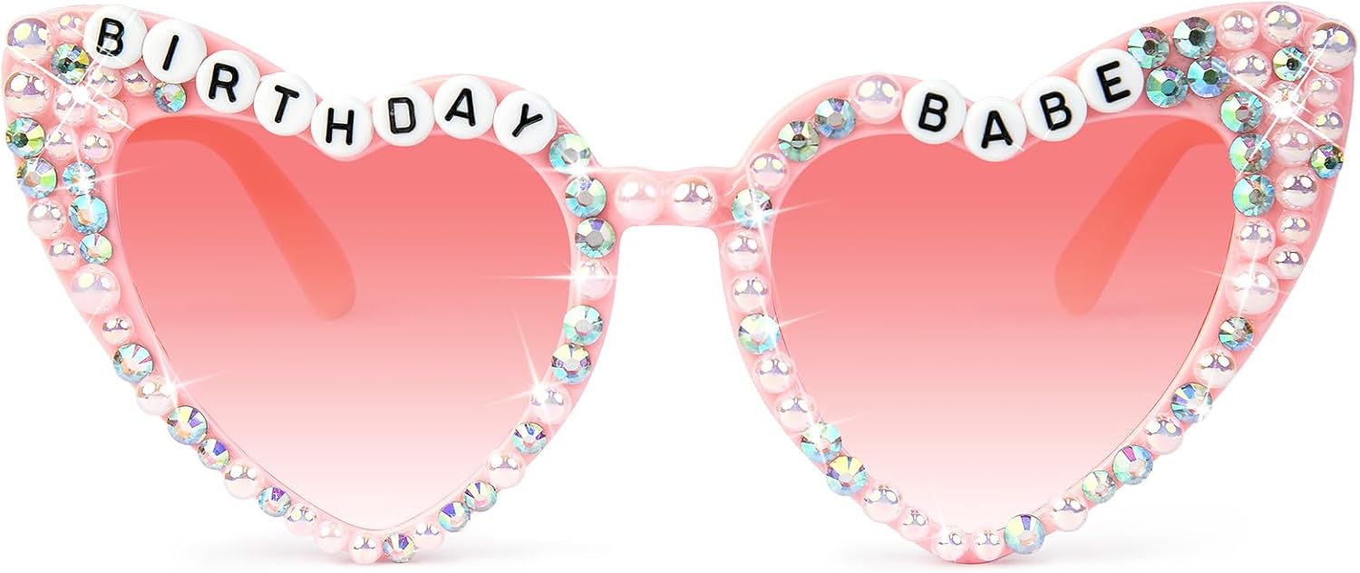 YOGFIT Birthday Glasses for Women, Birthday Party Gifts Accessories 'Birthday Queen' Birthday Sunglasses for Happy Birthday