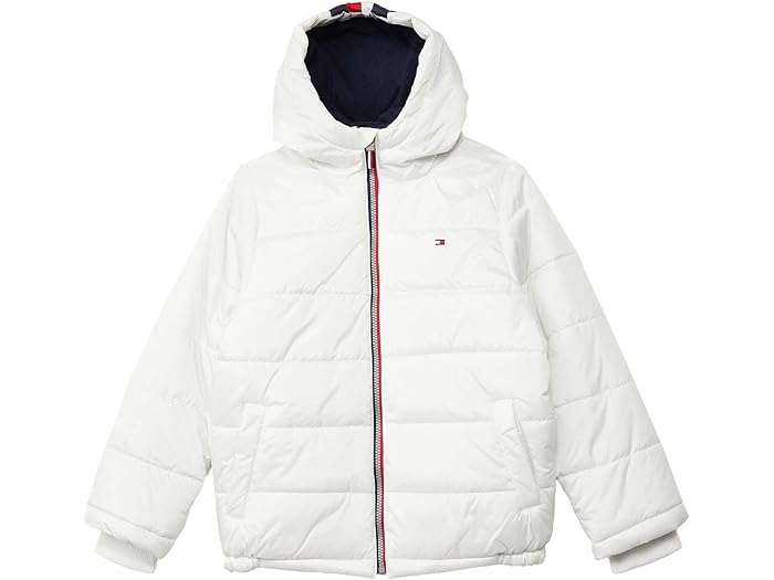 tommy hilfiger stripe parka