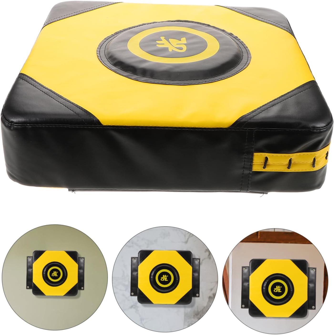 YARNOW Boxing Punch Bag Wall Mount Kickboxing Pad Wall-Mounted Training Tool for Boxing Taekwondo Large