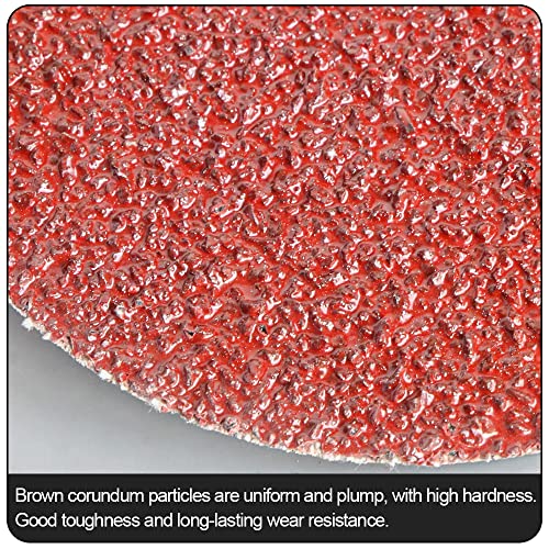Grit40 50Pcs 3" Inch Sanding Disc Roll Lock R-Type Sandpaper Quick Change Disc Grinding Pad Abrasive Disc #TOP5