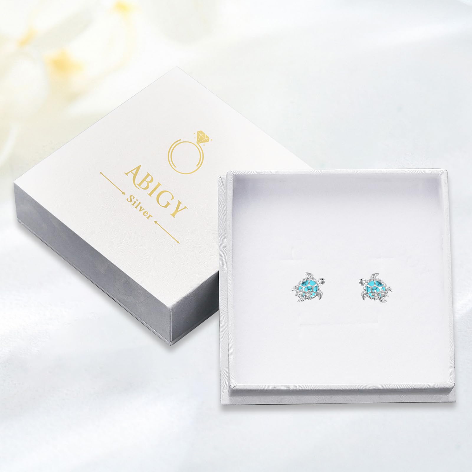 Schildkröte Ohrstecker 925 Sterling Silber Schildkröte Ohrringe Schmuck Ohrstecker Meerestier Ohrringe Weihnachten Halloween Ostern Muttertag Geburtstag Schmuck Geschenke für Damen