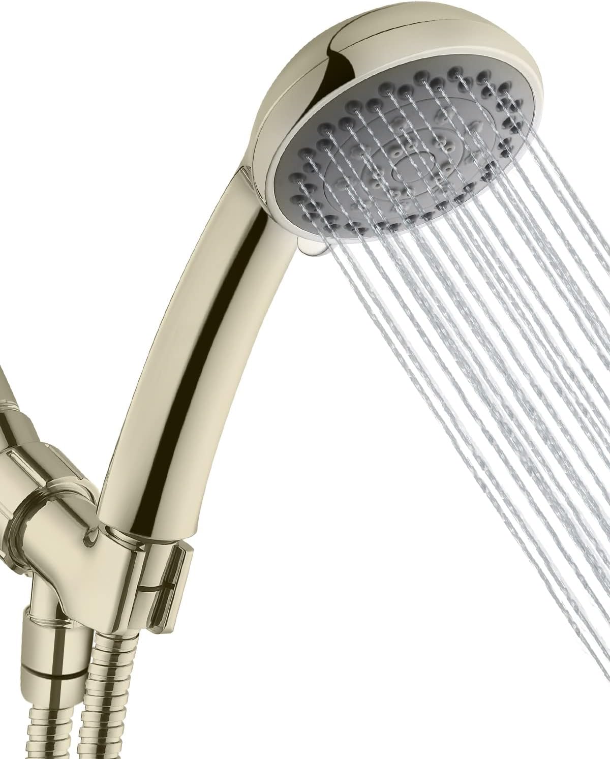 Ezelia High Pressure Shower Head with Pause Mode and Massage Spa (Multicolor)