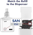 PURELL Hand Sanitizer ES6 Dispenser, White - Dispenser for ES6 Hand Sanitizer 1200mL Refills- 6420-01