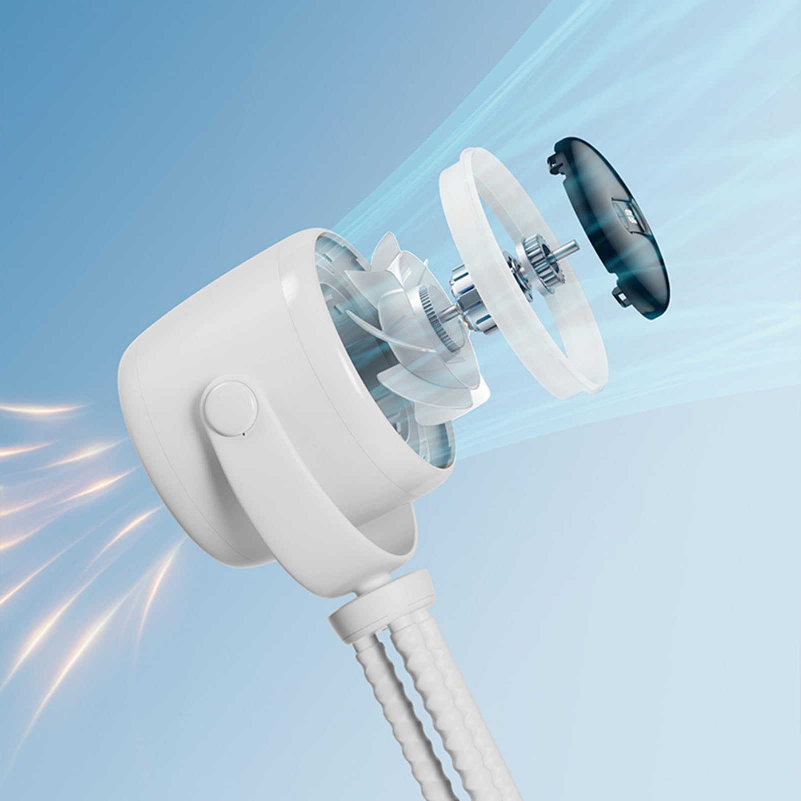 Ventilateur Bébé Pour Poussette Siège Auto Portable Ventilador Clip